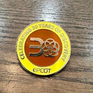 💛 (5/$35) - DISNEY Hidden Mickey Epcot 30 Years of Discovery 2012 Pin